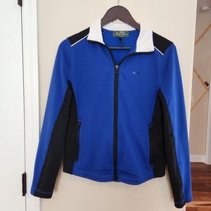 Ralph Lauren Active Womens Zip Up Long Sleeve Jacket P Large Royal Blue